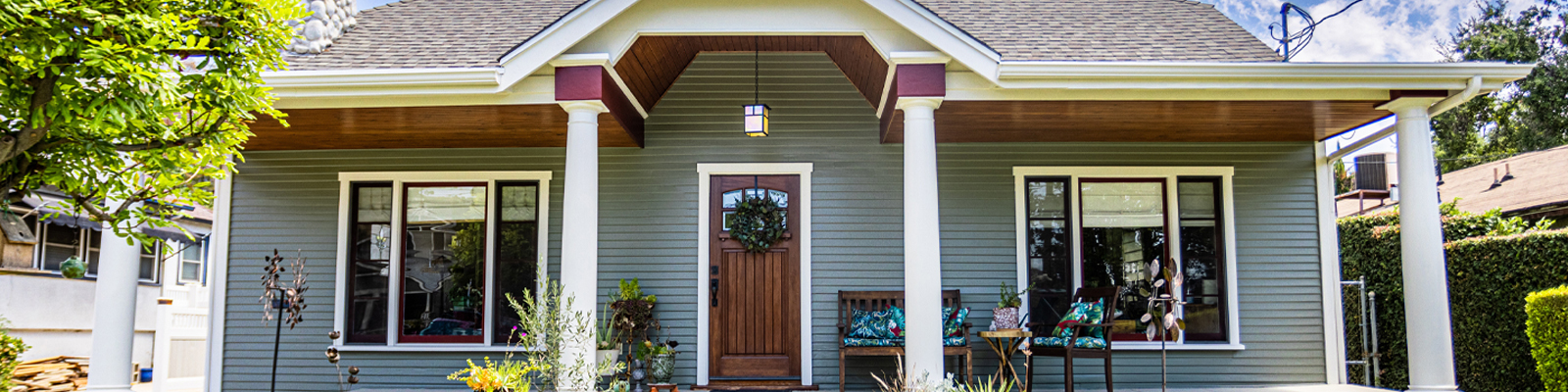 Front of home for Rate Relief Program. 