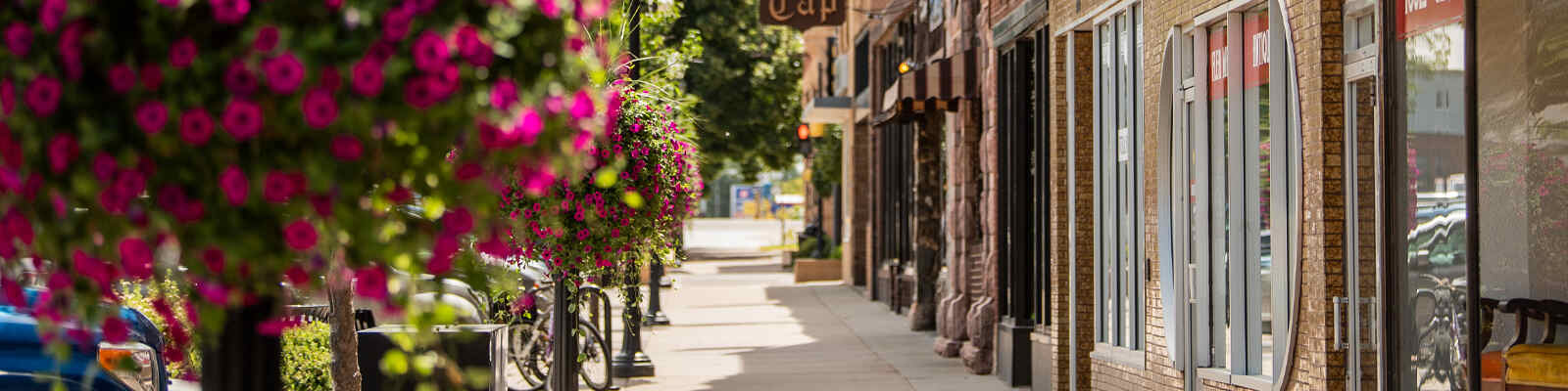 Main street in Brookings, South Dakota