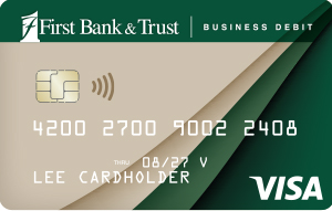 Ag Business Visa Debit Card | First Bank & Trust
