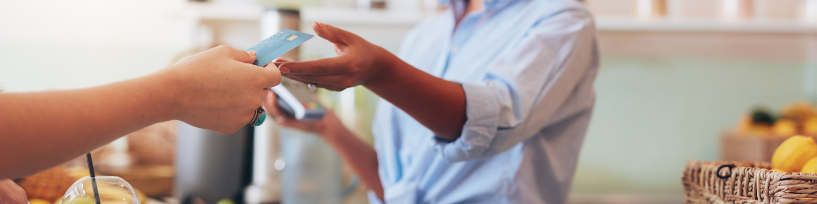 Paying for transaction with credit card