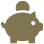 Piggy bank icon