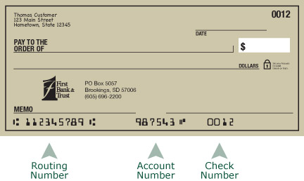 First Bank & Trust check routing number guide